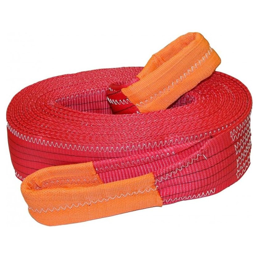 Трос буксировочный 10т (2 петли, 6м) ленточный BS (Dolezych) /кат.№ ddcl061000/