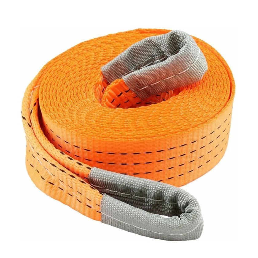 Трос буксировочный 10 т. 6м, ш.50мм (петля-петля)