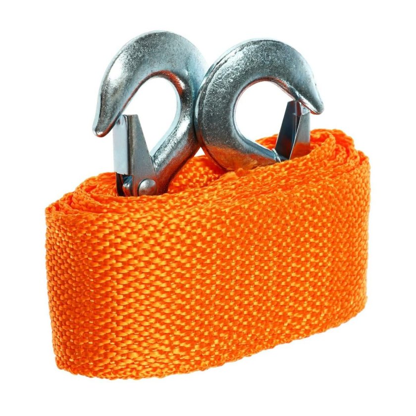 Трос буксировочный с крюками_5м 10т_SKYWAY s03101015