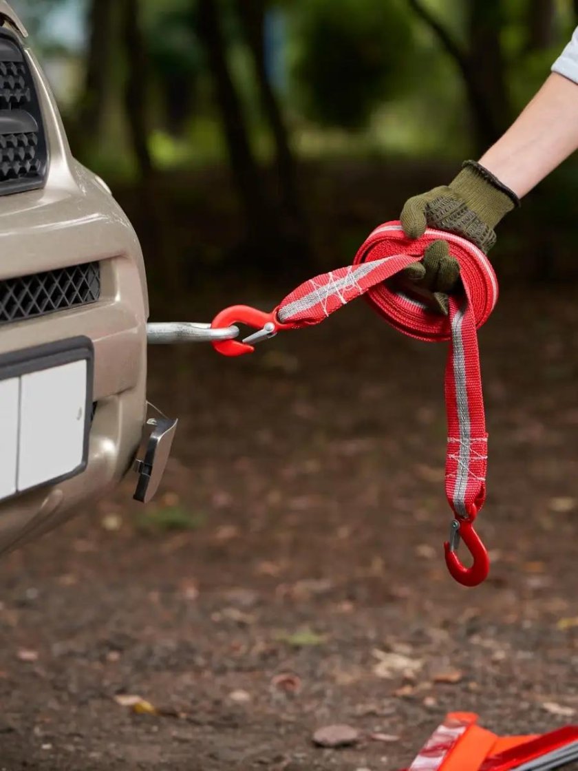 Трос буксировочный