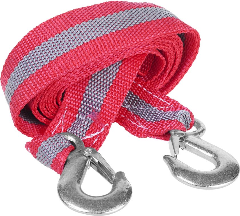 Трос буксировочный ЗУБР мастер, 2 крюка, сумка, 4 м, 2,5 т 61210-2,5