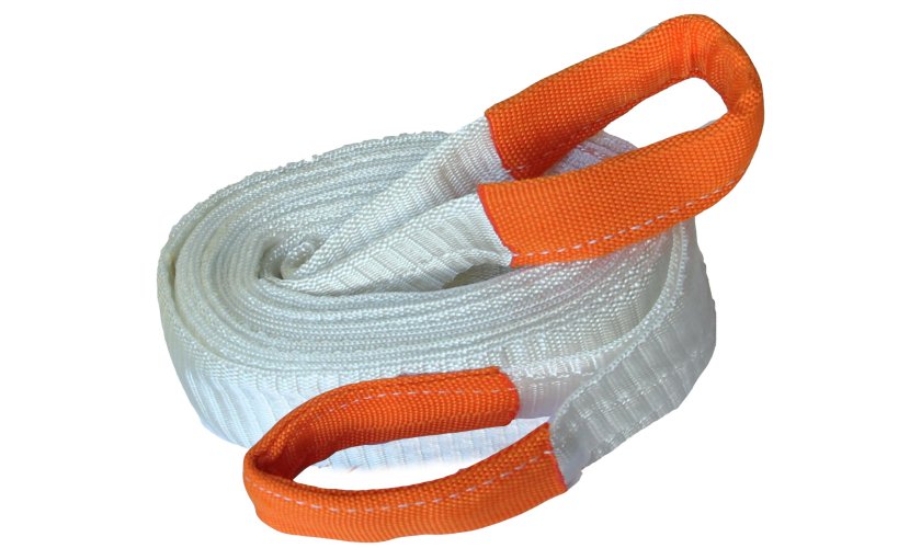 Трос буксировочный 8т. Лента динамический (6 метров)