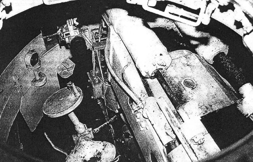 Королевский тигр внутри танка