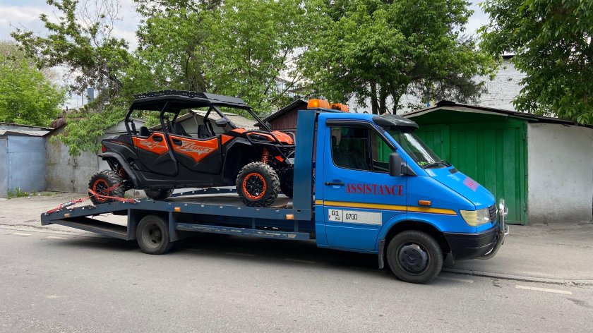 Эвакуатор с лебедкой