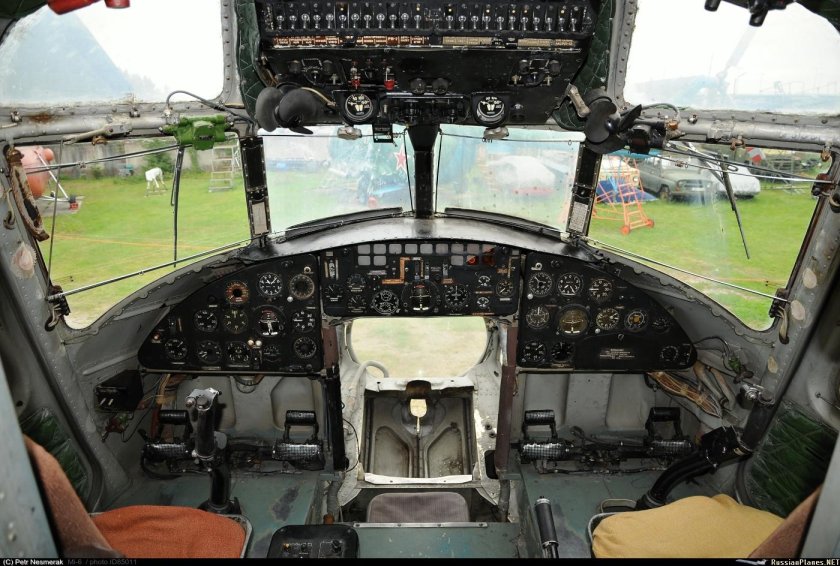 Ми-6 вертолёт кабина