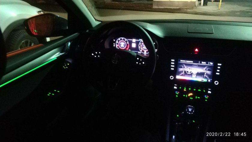 Подсветка Skoda Octavia a7