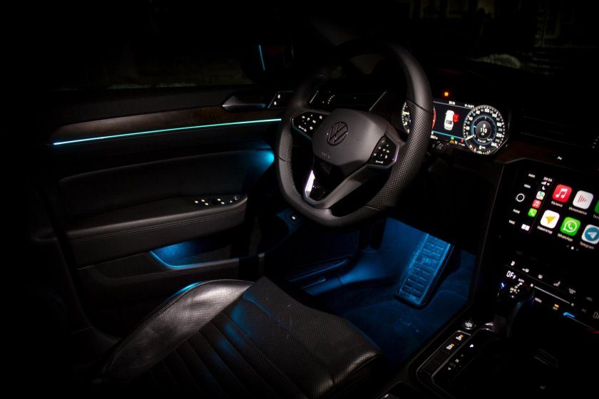 Подсветка салона Шкода Октавия а7