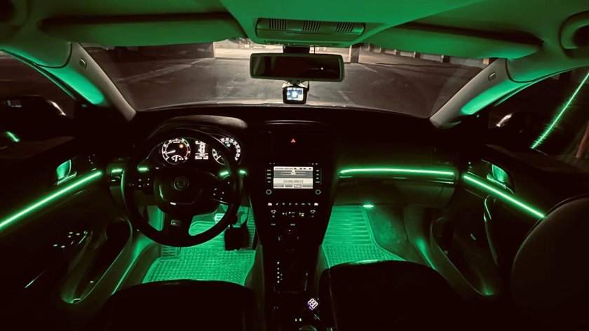 Амбиент подсветка Октавия а7