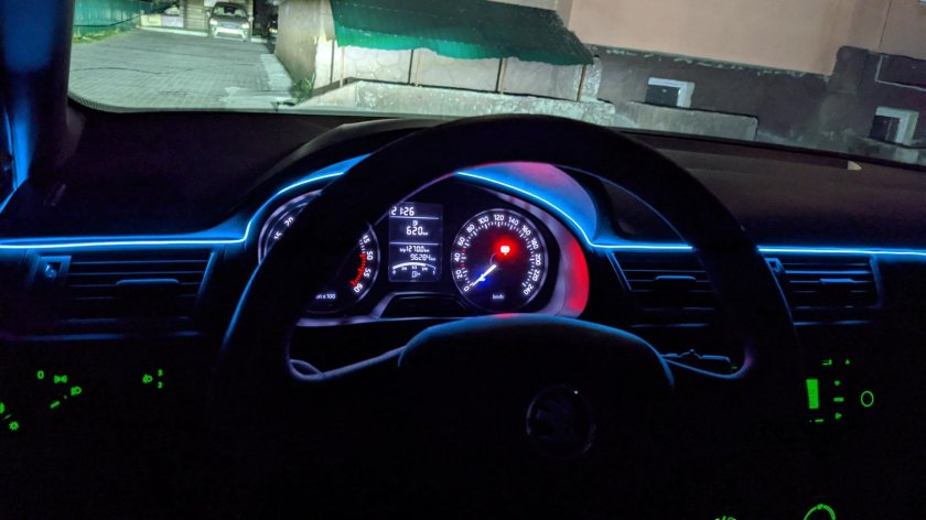 Подсветка салона Шкода а8