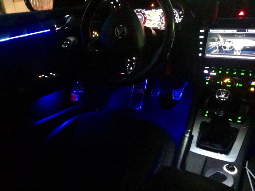 Подсветка салона Octavia a5