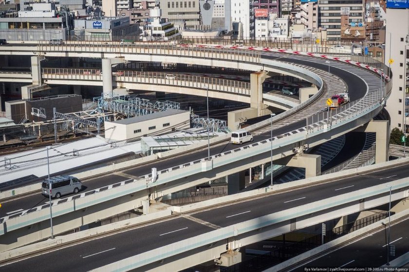 Япония Токио дороги