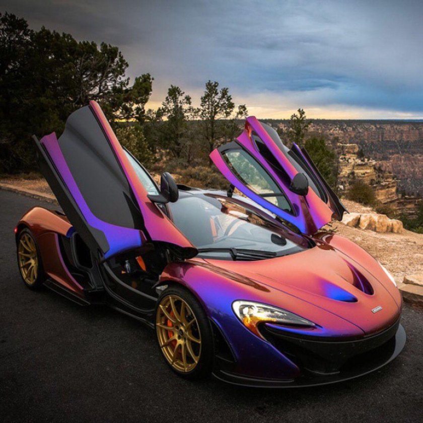 Макларен p1 феолетовыйобои