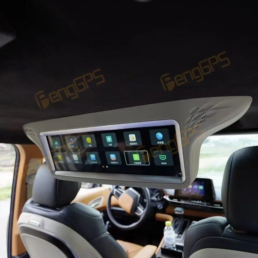 Потолочный телевизор для автомобиля