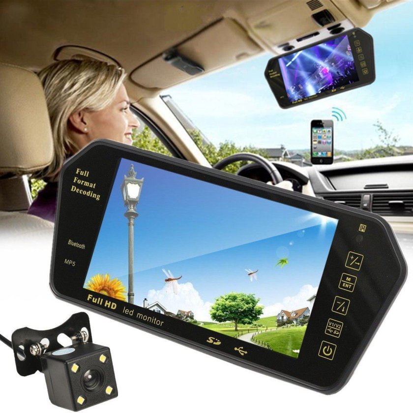 7-Inch Rearview LCD Monitor