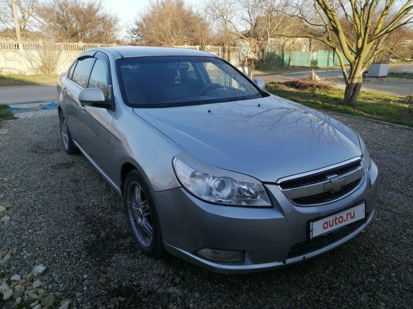 Шевроле Эпика серебристая фото