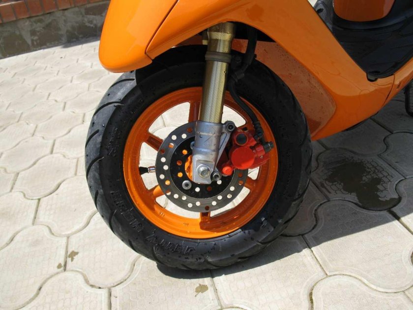 Дио 35 передний диск