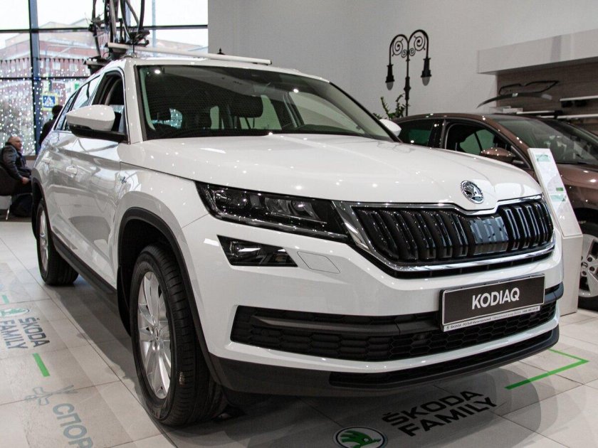 Skoda Kodiaq 2019 белый