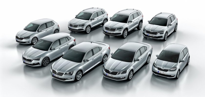 Модельный ряд шкода