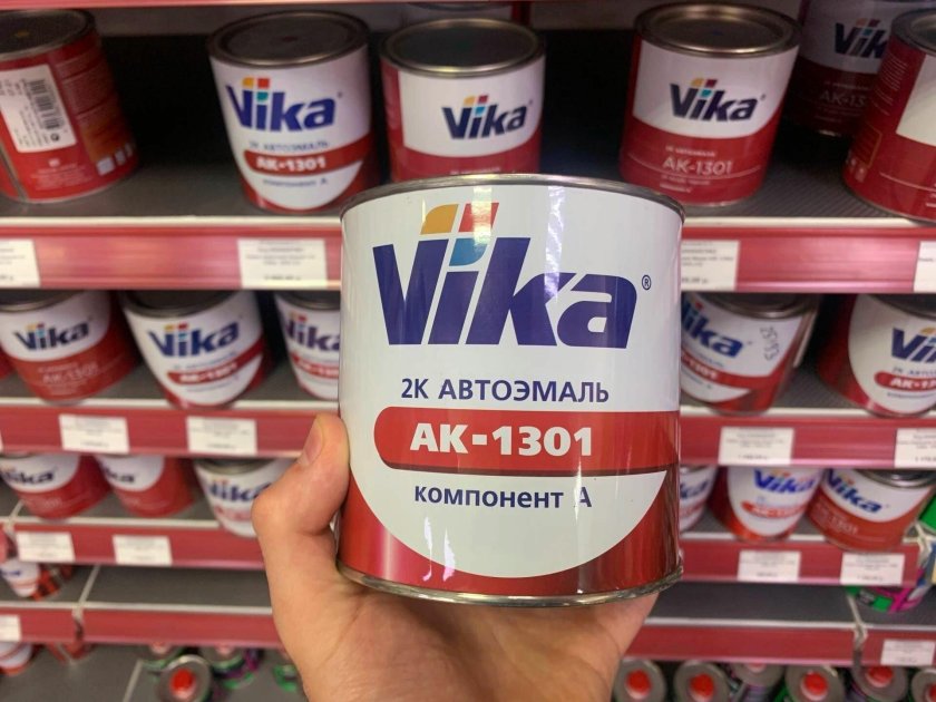 Автоэмаль акриловая Vika AK-1301
