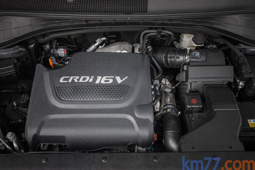 Моторный отсек Киа Соренто 2.2 дизель