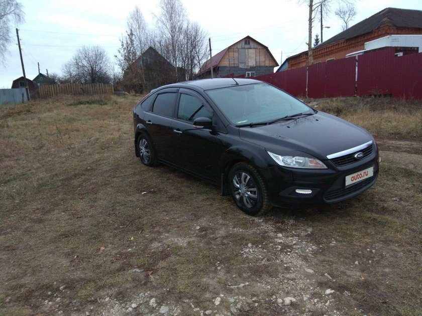 Ford focus 2 рестайлинг хэтчбек черный