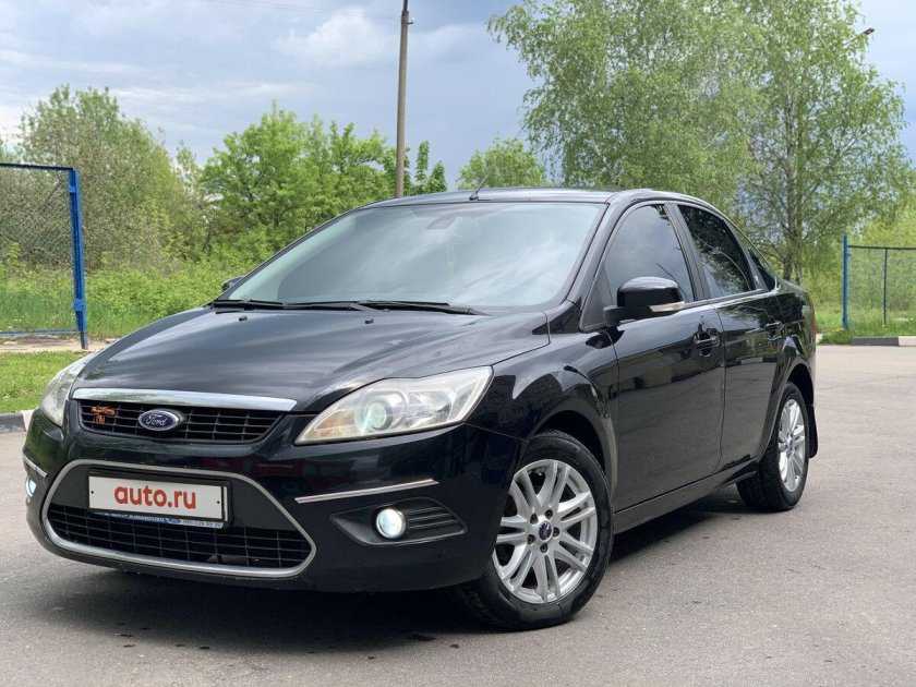 Форд фокус черный седан 2008