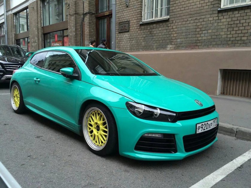 Фольксваген Сирокко зеленый