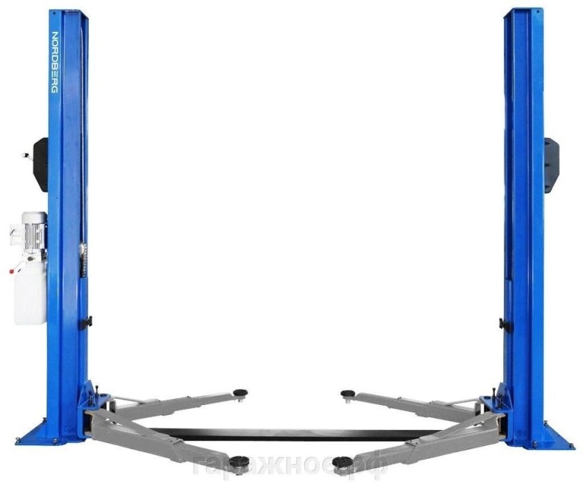 NORDBERG подъемник n4123-4,5t_380v 2х стоечный электрогидравлический г/п 4,5т