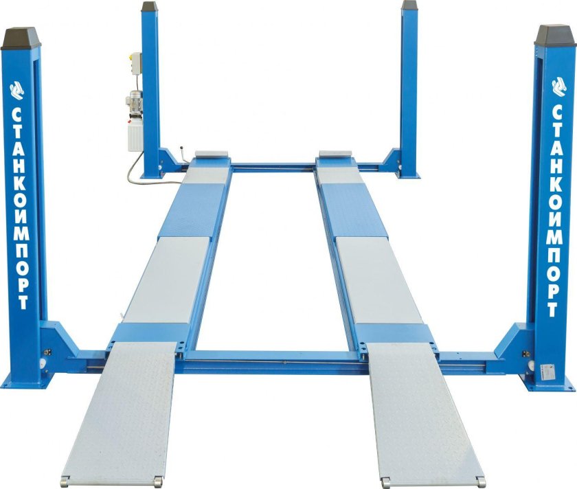 Двухстоечный подъёмник 4.0 т станкоимпорт пгн2-4.0 380в