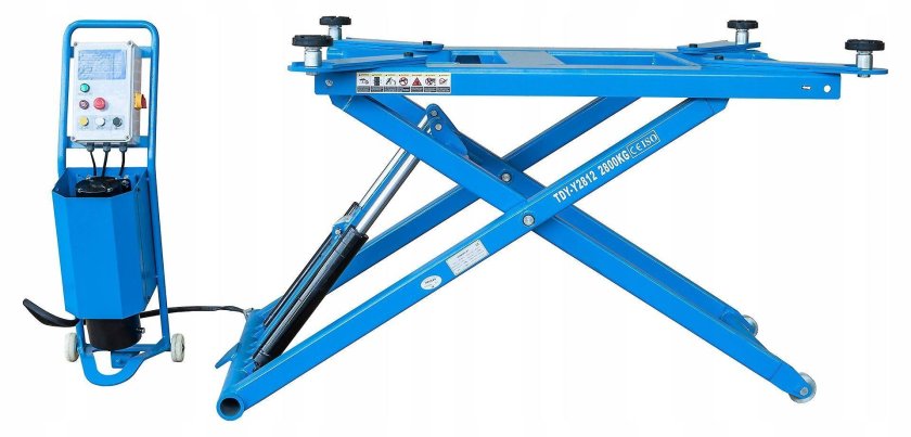 Подкатной ножничный подъемник