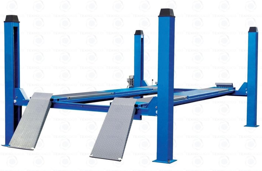 Четырехстоечный электрогидравлический подъемник, TS5.5D-4l