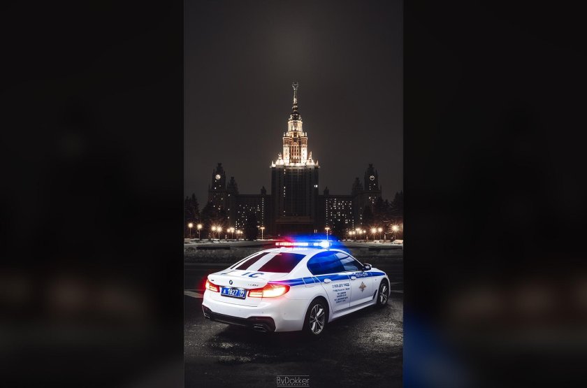 BMW m5 ДПС Москва