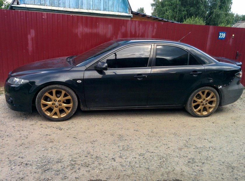 Mazda 6 gg бронзовые диски