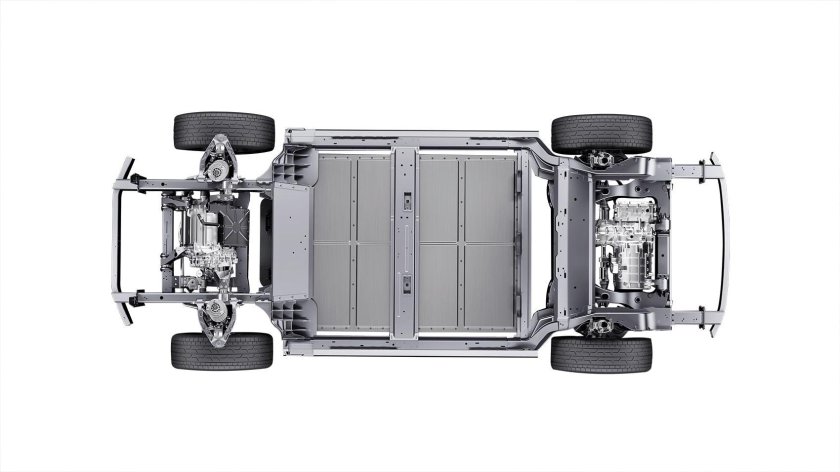 Тесла модель s шасси