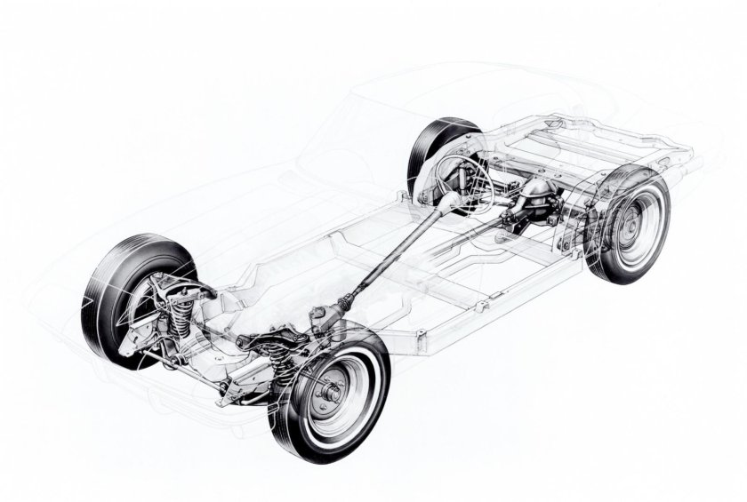 Chevrolet Corvette шасси