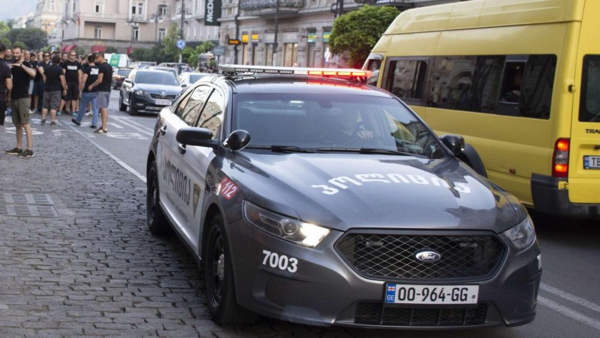 Грузинские полицейские машины