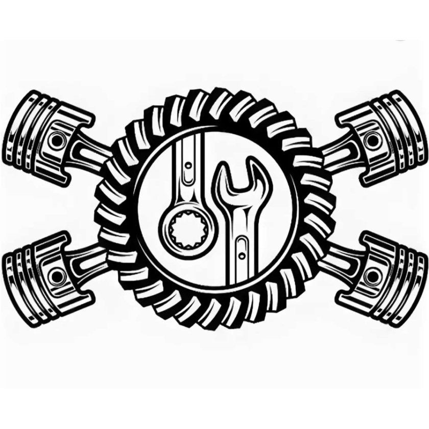 Двигатель рисунок