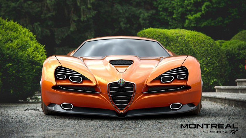 Alfa romeo montreal vision gt