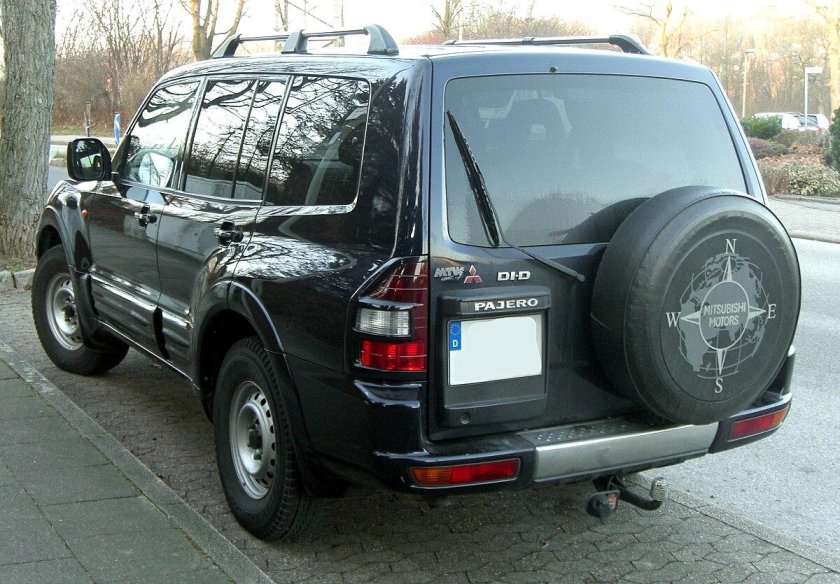 Pajero 3 сзади