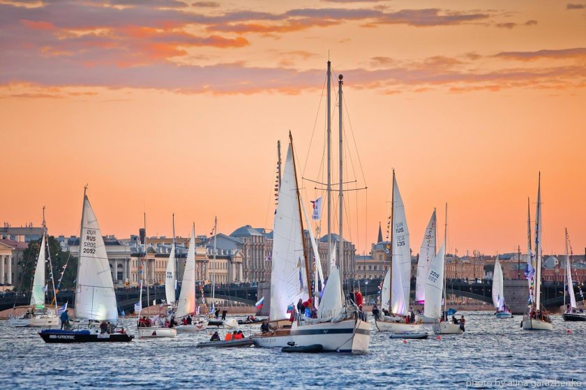 Парусная регата Санкт-Петербург