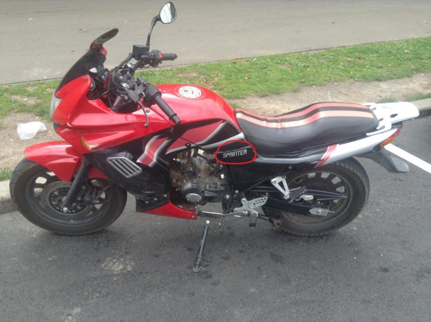Мотоцикл Спринтер 125 кубов