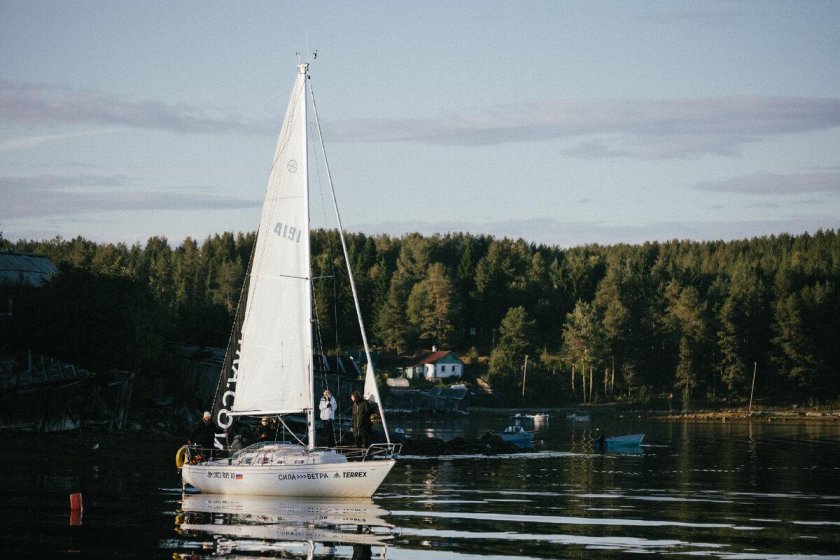 Сила ветра школа яхтинга