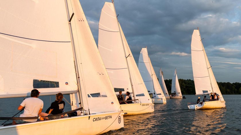 Сила ветра регата в Строгино