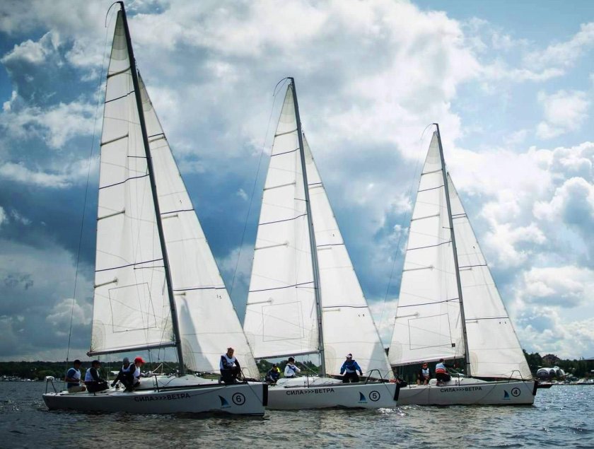 Сила ветра регата в Строгино