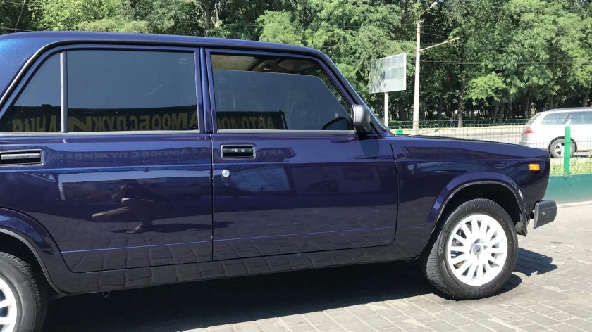 ВАЗ 2107 цвет черника