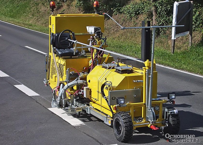Техника для разметки дорог термопластиком