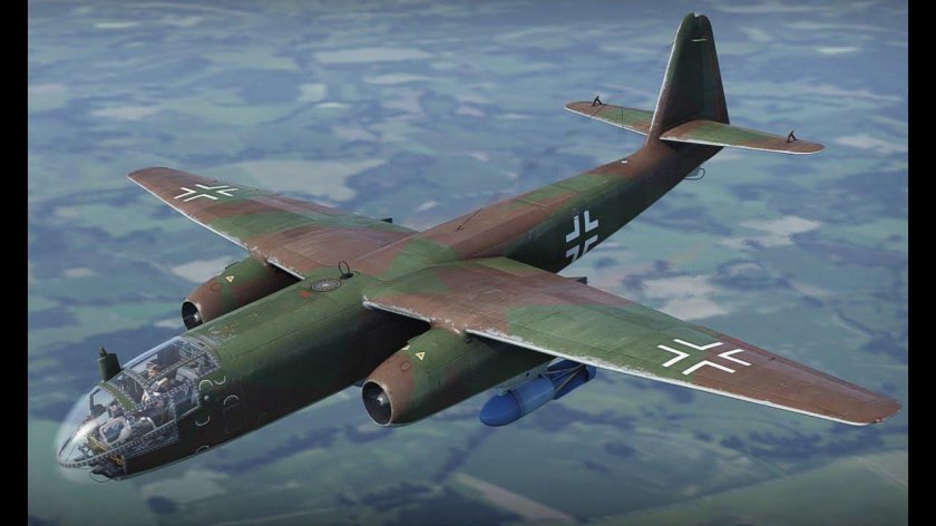 Бомбардировщик Арадо ар-234 реактивный