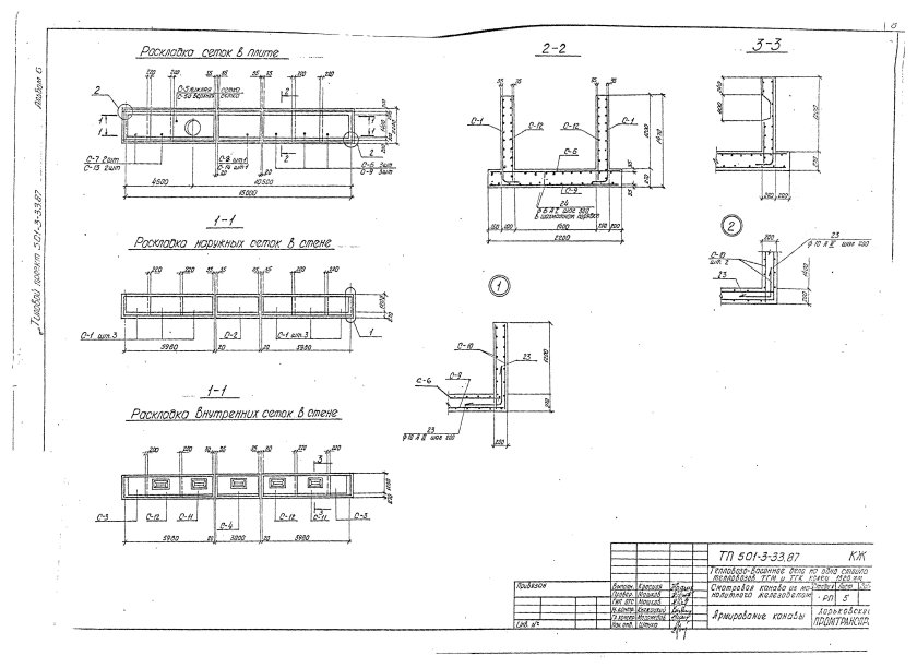 Армирование смотровых ям чертежи