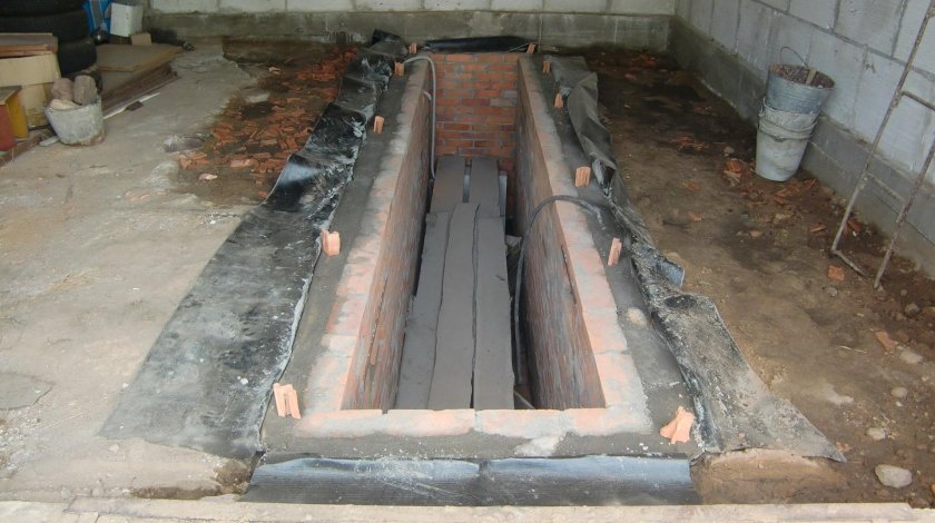 Гидроизоляция котлована смотровой ямы