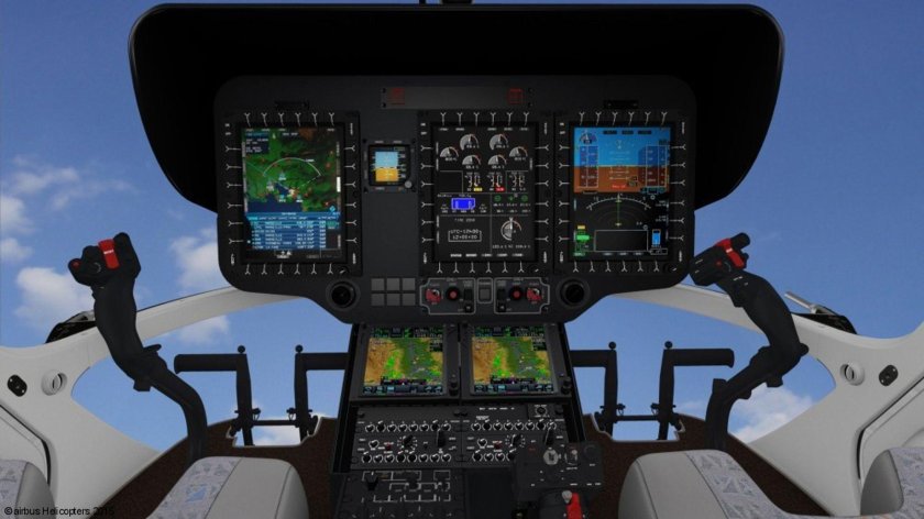Airbus Helicopters h135 кабина
